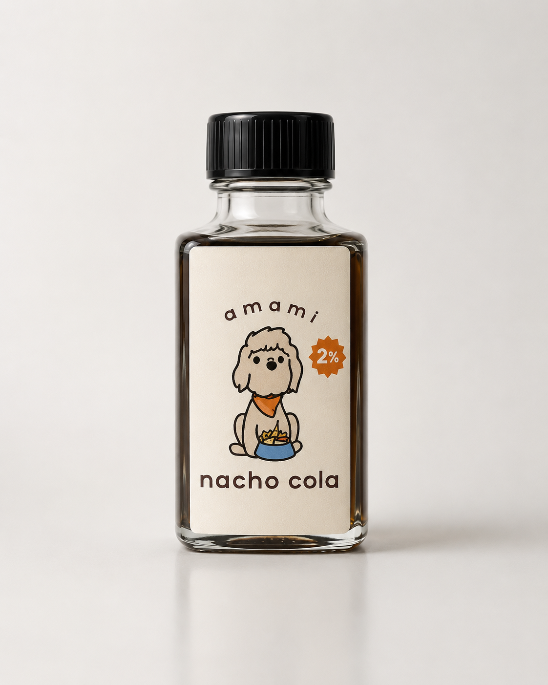 nacho cola × ANOTHER COLA コラボ クラフトコーラシロップのボトル